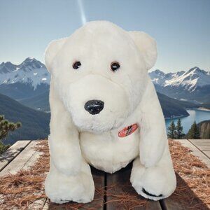 Vintage 1994 Coca Cola plush stuffed Polar Bear 12 inches